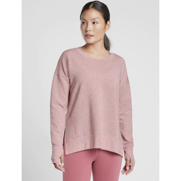Athleta Balance Pullover Sweatshirt in‎ Victorian Berry Size Small - Picture 1 of 8